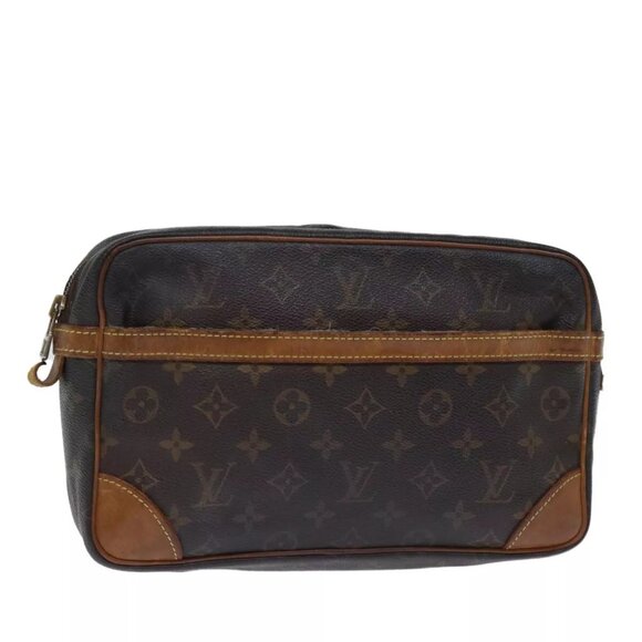 LOUIS VUITTON Monogram Compiegne 28 Clutch Bag - Picture 4 of 15